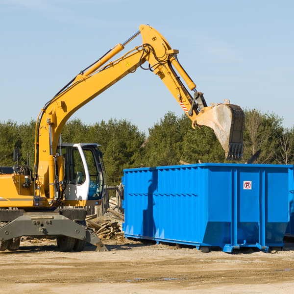 what are the rental fees for a residential dumpster in Marshall Washington